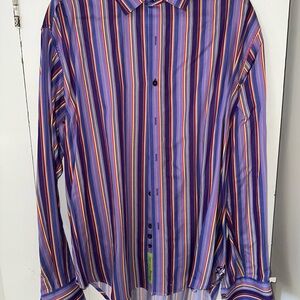 Robert Graham Multicolor Striped Shirt